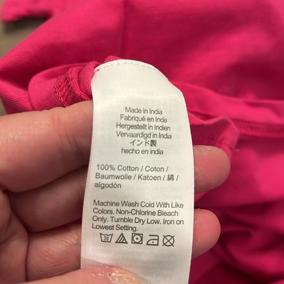 J. Crew Fuchsia Tie-back top/NWT/M - Picture 7 of 12